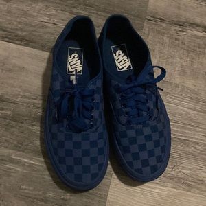 Blue vans low top